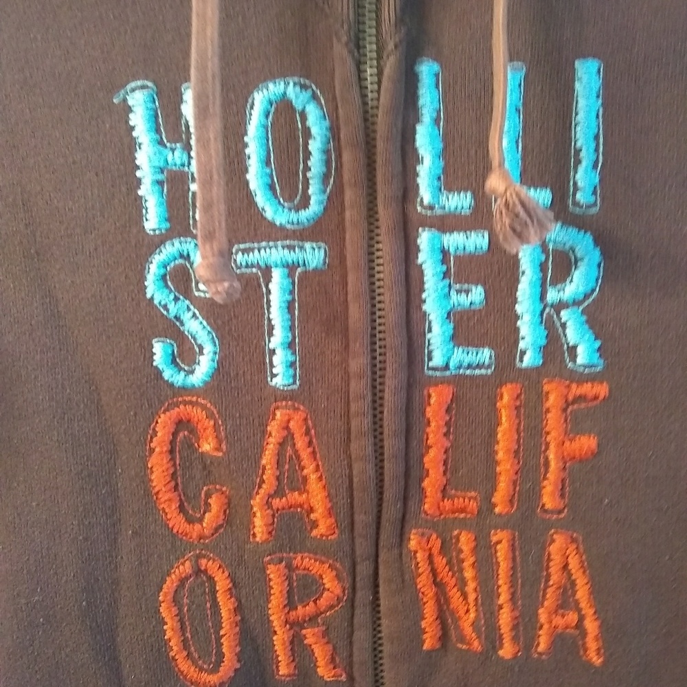 Hollister zip up hoodie